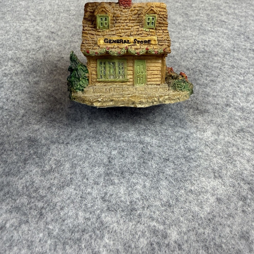 Vtg 1987 Dept 56 New England Miniatures General Store Porcelain Village House - Picture 2 of 9